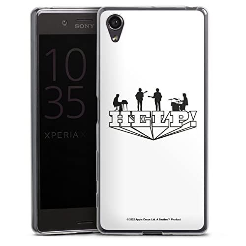 DeinDesign Coque Slim Compatible avec Sony Xperia X Coque Ultra Fine Coque en Silicone Ultra Fine The Beatles Help! Rock ‘n’ Roll - Les Beatles, Paul McCartney, John Lennon, RIngo Starr, George Harrison DeinDesign Coque Slim Compatible avec Sony Xperia X Coque Ultra Fine Coque en Silicone Ultra Fine The Beatles Help! Rock 'n' Roll