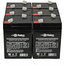 Raion Power RG0645T1 6V 4.5Ah Replacement AGM Battery for Jasco RB640-6 Pack