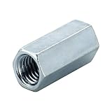 Fischer – Mutter, Unterlegscheibe und Gewindestange – Verbindungsstück Verbindungsstück, doppelt, weiblich M10 – 100-teilig