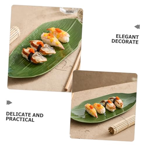 Plato japonés de cerámica para sushi miniatura 6