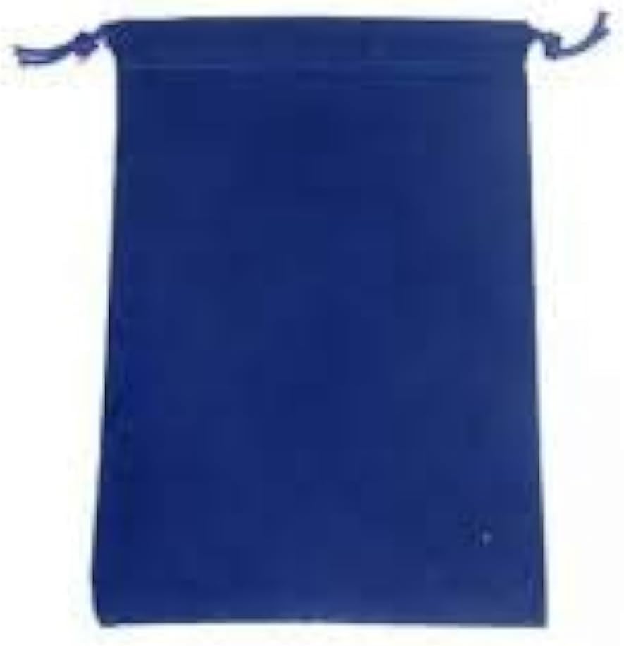 Chessex Royal Blue Suede Cloth Dice Bag
