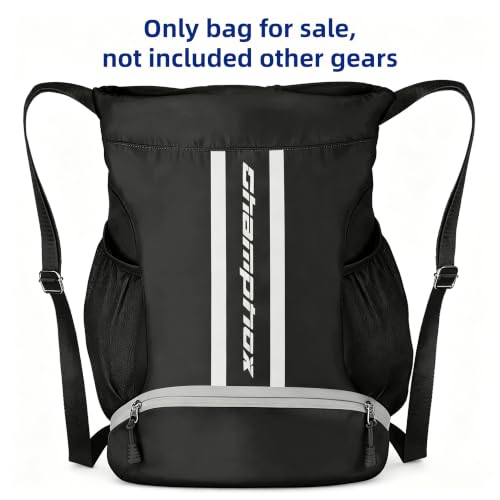 Image of Soccer Bag, Youth Drawstring Backpack for Volleyball Basketball Sports