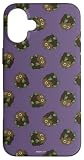 Yu-Gi-Oh! All Over Kuriboh Purple Print Anime Case for iPhone 16 Plus