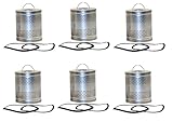 Wix Engine Oil Filter Set of 6 Cartridge Lube Metal Canister For Chevrolet Bel Air 3.5 L6