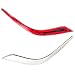 beler Chrome Finish Front Fog Light Lamp Eyebrow Trim Cover Decoration Decor For Mazda 6 Atenza 2013-2016