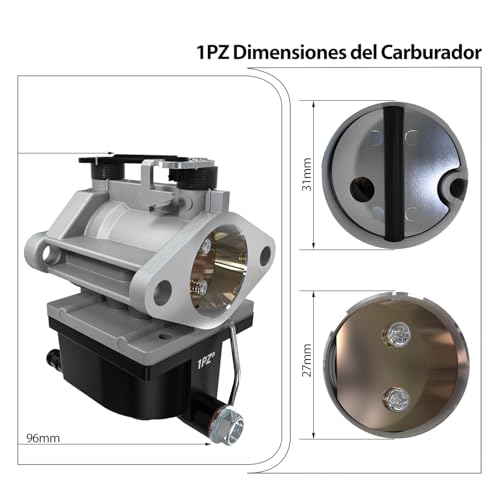 Carburador de motor Tecumseh 640065A soluciona tirones y fallos en cortacésped OHV 3