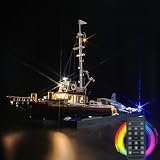 Picture of LED Light Kit Compatible with Lego 21350 Jaws (No Models Only Light) Creative Lighting Set Accessories Compatible with Lego 21350 Jaws Set (RC Version)