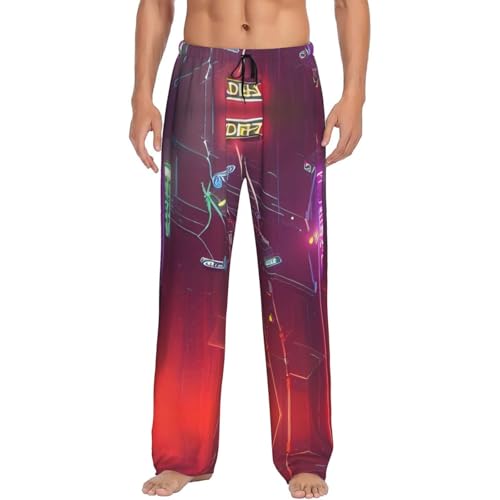 Pantalon de pyjama à imprimé flèches noir en taille S avec poches