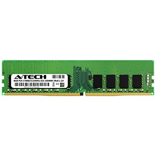 Image of A-Tech 8GB RAM Replacement for Synology RAMEC2133DDR4-8G | DDR4 2133 MHz PC4-17000 ECC UDIMM Unbuffered DIMM Memory Compatible for RS1619xs+, RS3618xs, RS2818RP+, RS4017xs+, RS3617xs+, RS3617RPxs