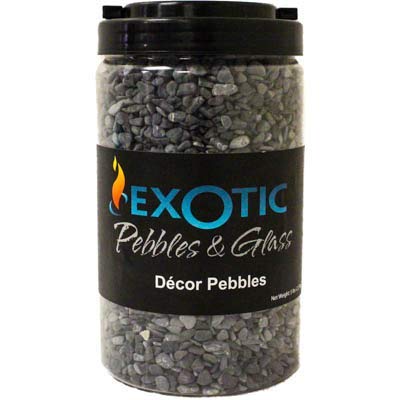 Exotic Pebbles BPBS-460J Décor Pebbles, Black
