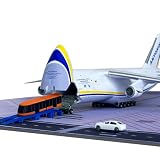 1:160 Scale An-124 Antonov Cargo Airplane Model with Openable Cargo Bay