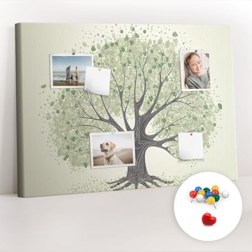 Tableau mémo en liège avec motif Arbre pour planification et notes - 2