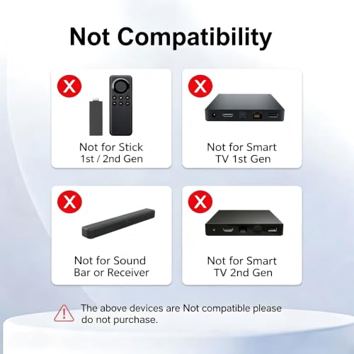Image of Replacement TV Remote for Fire Stick, Firestick, Amazon Fire Smart TV | for Fire Stick 4K Max, HD, 4K, Select, Plus, Cube. Voice Control, Simple Setup