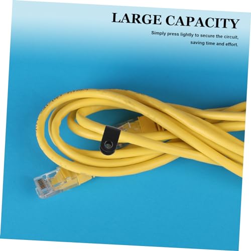 Kit de 1000 clips para cables PRETYZOOM de plástico para gestión segura y eficiente de cables para uso en hogar, oficina y automotriz miniatura 5