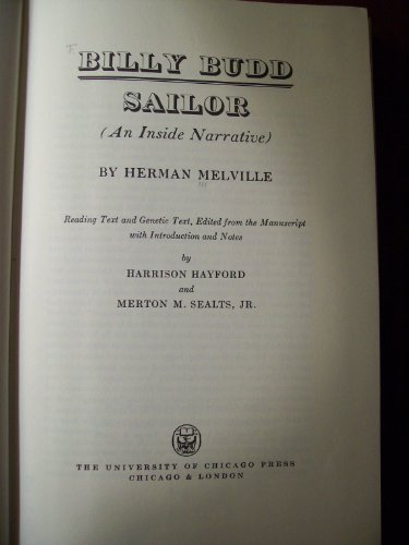 Billy Budd, Sailor (An Inside Narrative) B0000CLKZY Book Cover