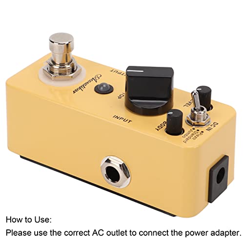 Pédale d’effet de guitare électrique, pédales d’effets True Bypass Accessoire Simulateur de boîtier en métal Prise audio mono 1/4″ pour instrument - Les Beatles, Paul McCartney, John Lennon, RIngo Starr, George Harrison Pédale d'effet de guitare électrique, pédales d'effets True Bypass Accessoire Simulateur de boîtier en métal Prise audio mono 1/4" pour instrument – Image 4