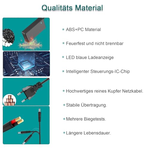 HYCTP AC/DC 12V5A Netzteil Adapter, 60W/65W, Passend Für 3D-Drucker, LCD-Anzeigen, LED-Streifen Lichter, AOC Computerbildschirme, Laptops, HKC Wasserreiniger, Kompatibel mit DC12V 0-5000MA Geräten – Bild 3