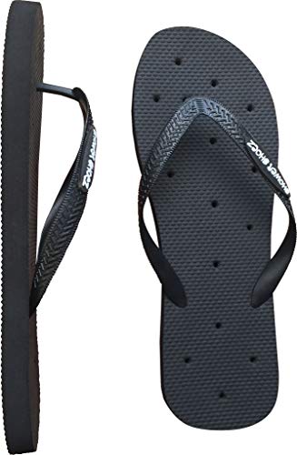 Shower Shoez Men's Non-Slip Gym Pool Dorm Water Sandals Flip Flops - Image 4