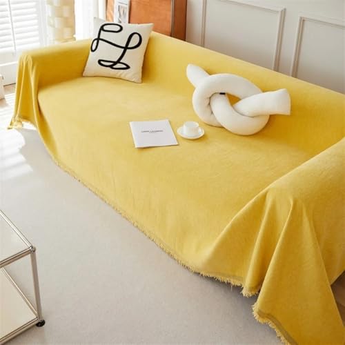 Funda de sofá con borlas reversible de 180x130 cm para proteger tu hogar con estilo 7