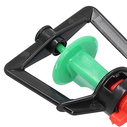 Zerodis Drip Irrigation Emitters, 10Pcs Adjustable 360 Degree Sprinklers With Single Barb Micro Plant Misting Nozzles Sprayer For Greenhouse Garden Patio #TOP3