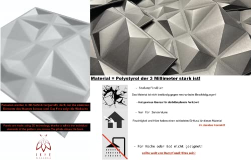 Wandpaneele Eurodeco 3D Dekorative Wandverkleidung