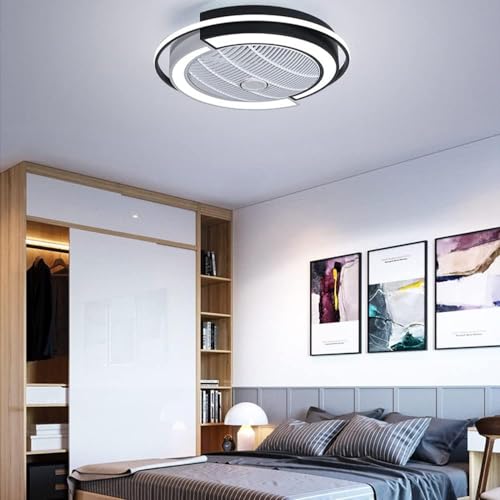 Elegante ventilador invisible con luz LED 6