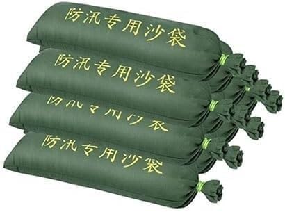 Sandbags for Flood Barrier - Reusable Canvas Emergency Flood Bags for Flooding, 10 Pack