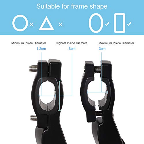Seisso Bike Kickstand Mountain Bicycle Rear Mount For 18 20 Inch Adjustable Kick Stand Aluminum Alloy 18-20 Inch #TOP2