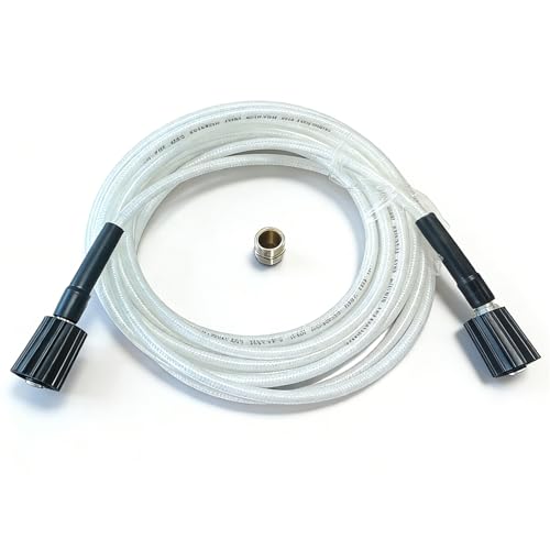 5200402 Universal Pressure Washer Hose Replacement for Greenworks Power Washer Hose 25-Foot Replacement for Greenworks Electric Power Washer High Pressure Hose Attachment