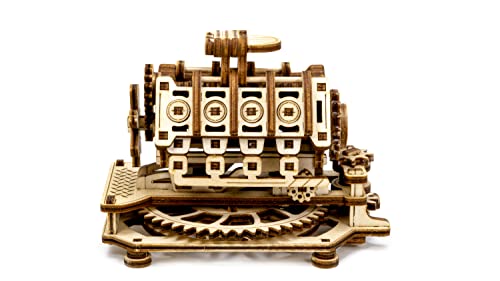 WOODEN.CITY V8 Engine 3D Wooden Puzzle Kit, 200 Pcs DIY Mechanical Model, Made in EU - Image 7