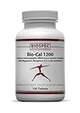 BIOSPEC NUTRITIONALS Bio-Cal 1200 – Superior Bone Support Complex w/MCHA, Vitamin D3, Vitamin K2 (MK-7), Magnesium, Zinc, and Other Nutrients