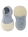 NSXEEN Baby Anti-Slip Sock Shoes for Infants | Soft Breathable Cotton Booties with Rubber Sole | Non-Skid Indoor Toddler Socks | Lightweight First Walking Shoes (0–28 Months) gallery image