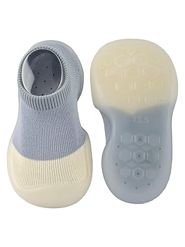 rectitude Baby Anti-Slip Sock Shoes for Infants | Soft Breathable Cotton Booties with Rubber Sole | Non-Skid Indoor Toddler Socks | Lightweight First Walking Shoes (0–18 Months)-picture-20