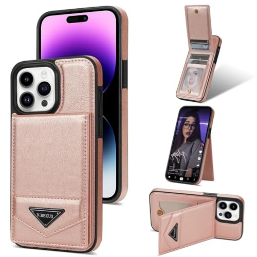 Housse cuir iPhone 12 Mini ENILSA portefeuille anti-piratage RFID