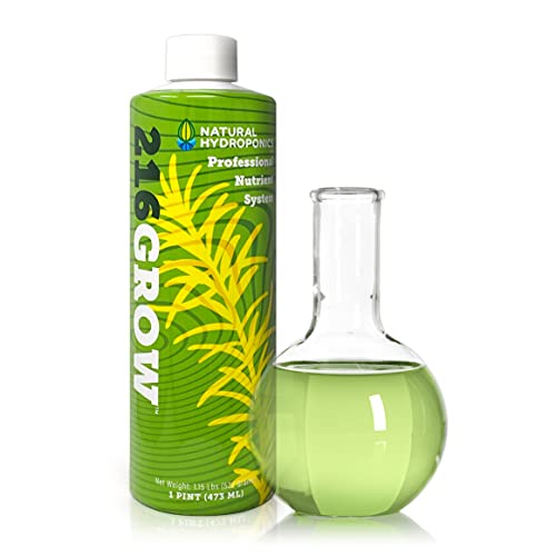 Natural Hydroponics 216Grow Nutrient Concentrate for Structural & Foliar Growth (1-Pint - Part of The Professional Nutrient System)