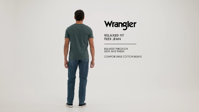 Wrangler Authentics Men's Classic 5-Pocket Relaxed Fit Flex Jean