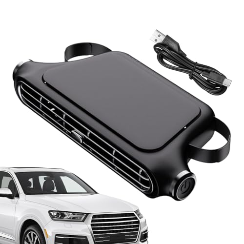 Ventiladores eléctricos del coche, ventilador de coche trasero | Ventiladores de asiento ajustable de 3 velocidades - USB recargable Automotive Small Cable más enfriado, dispositivo de ventilación