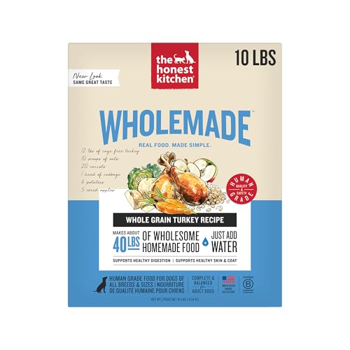 The Honest Kitchen Wholemade™ Whole Grain Turkey Dog Food, 10 lb Box