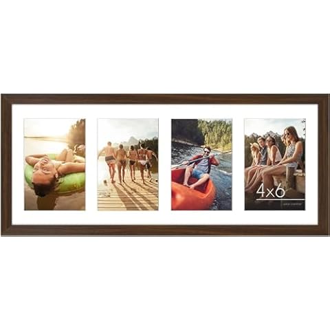Americanflat 8x20 Walnut Collage Frame Cover