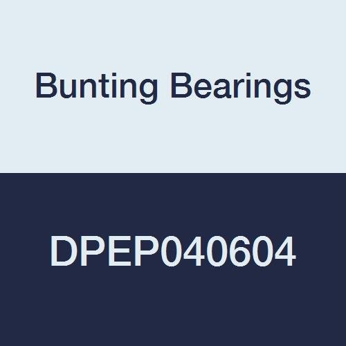 Bunting Bearings DPEP040604 Dri Plane (C) Plain Bearings, Powdered Metal, 1/4" Bore x 3/8" OD x 1/4" Length (Pack of 3)
