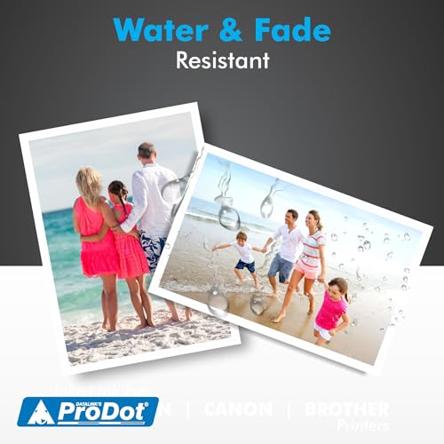 Image of ProDot 20 Sheet 180 GSM Water Proof & Instant Dry Glossy White A4 Photo Paper for Card & Picture Printing Compatible With All Inkjet Printer