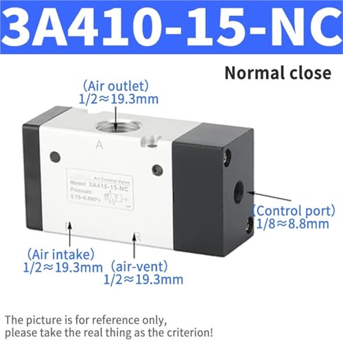 Distributeur d'air 3A110-M5 NF à commutation rapide et format compact pour espace restreint - 3