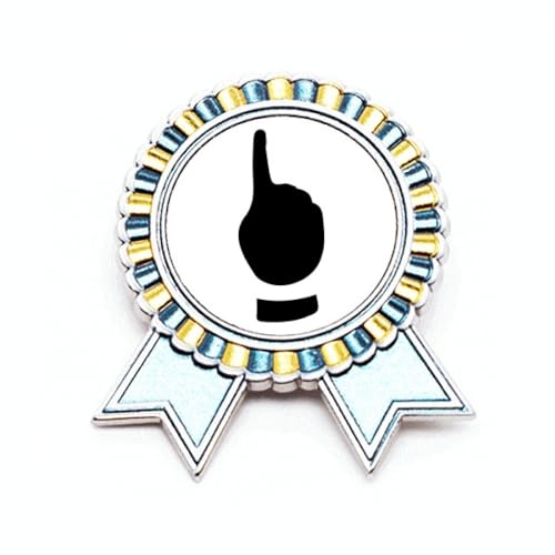 Broche contour gestuel en métal pour sublimer un blazer de bureau