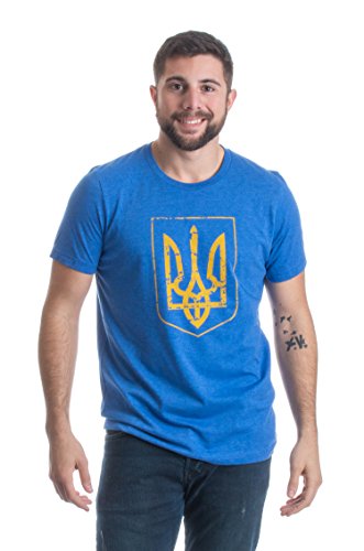 Ukraine Pride | Vintage Style, Retro-Feel Ukrainian Coat of Arms Unisex T-Shirt