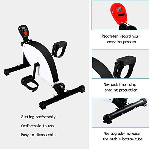 Bicicleta estática portátil para ejercicio de piernas y brazos miniatura 4