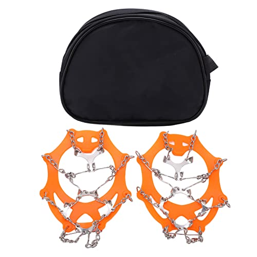 QANYEGN Motainee Spikes, Pointed Ice Grips, Non Slip Shoe Ary for Hiking, Climbing and Motainee (Pair) (L Code)