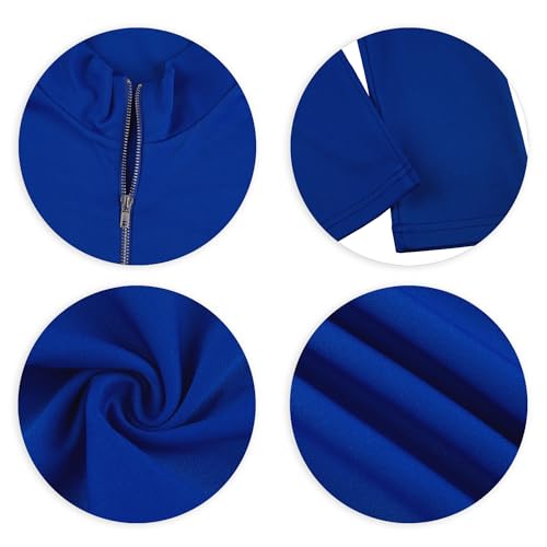 EOSIEDUR Women's Two Piece Outfits Zip Top Jacket and Elastic Waistband Pant Women Sweatsuit Tracksuit Sets2