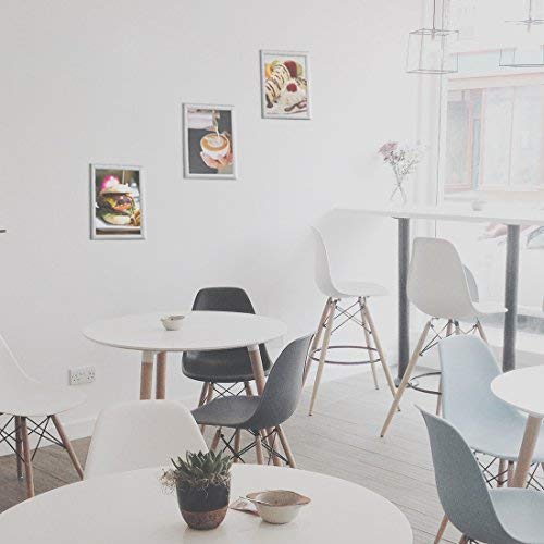 Haitian Snap Poster Frame Wall Mounting, 8.5 X 11 Inch Size Front Loading, Silver Color 50 Packs, 1" Aluminium Profile.for Office, Market, Caffes, Restaurant, Shopping Center, Cinema, Movie And Theater, Hospital,Home Decor,Expo,Certificate Holder,Photograph Holder,Graduation Photo Holder #TOP3