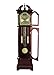 Traditional Floor Standing Grandfather Clock, 72 Inch, Cherry Finish, Metal Moon Dial, Westminster Chime, 71.6