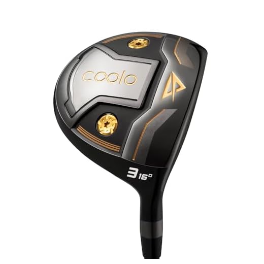COOLO Golf Fairway Woods and Mini Driver for Average Golfer, Designed for Strong Launch and Good Carry, Right Handed (Graphite, 3 Wood, 16°, Regular, Right)